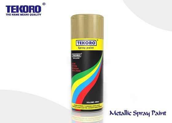 التجفيف السريع رذاذ الطلاء المعدني لتزيين المعادن مختلف الألوان اختياري