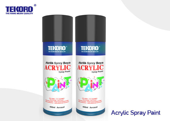 ألوان مختلفة الاكريليك رذاذ الطلاء التجفيف السريع للبلاستيك وحديقة الملحقات المعدنية